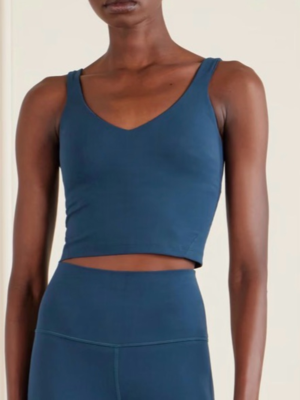 Lululemon blue align cropped tank size 8